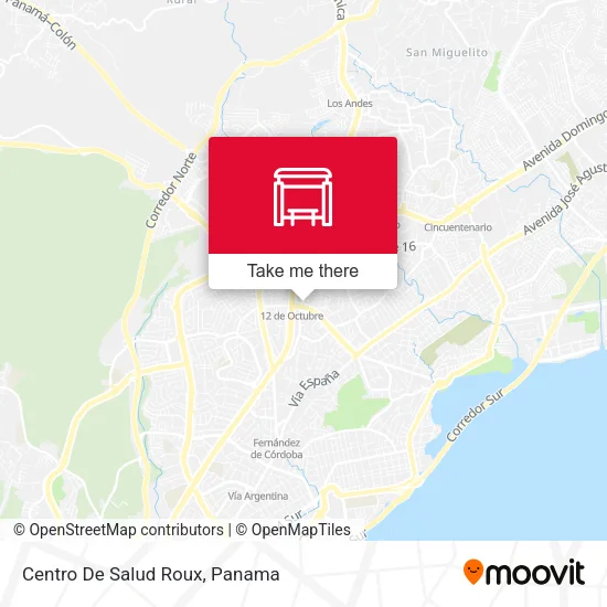 Centro De Salud Roux map