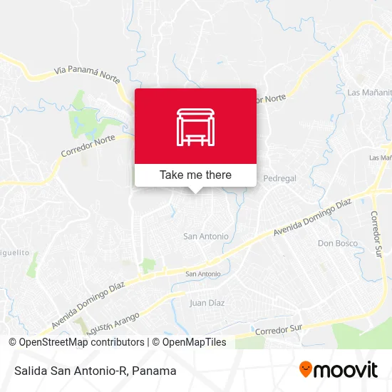 Salida San Antonio-R map