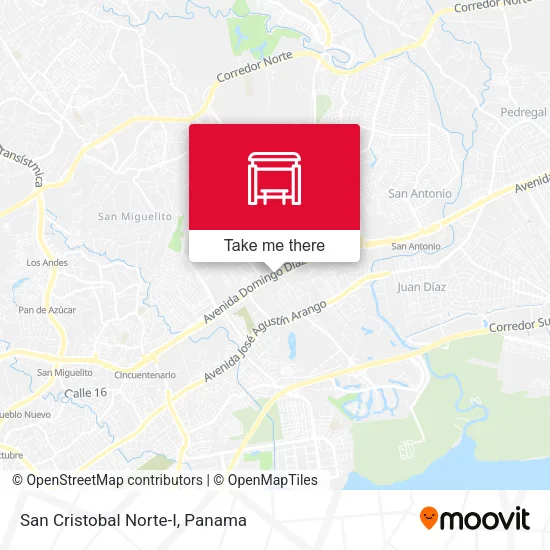 Mapa de San Cristobal Norte-I