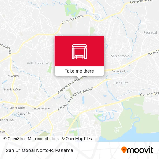 Mapa de San Cristobal Norte-R