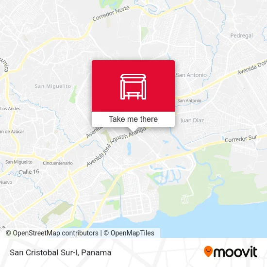 Mapa de San Cristobal Sur-I