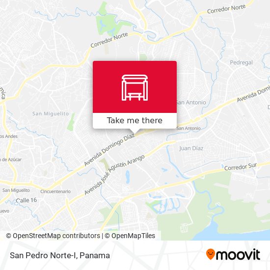 San Pedro Norte-I map