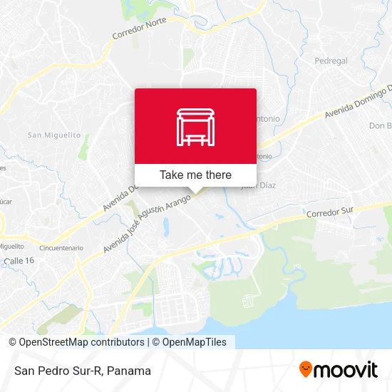 Mapa de San Pedro Sur-R