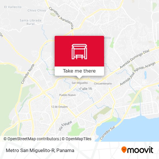 Metro San Miguelito-R map
