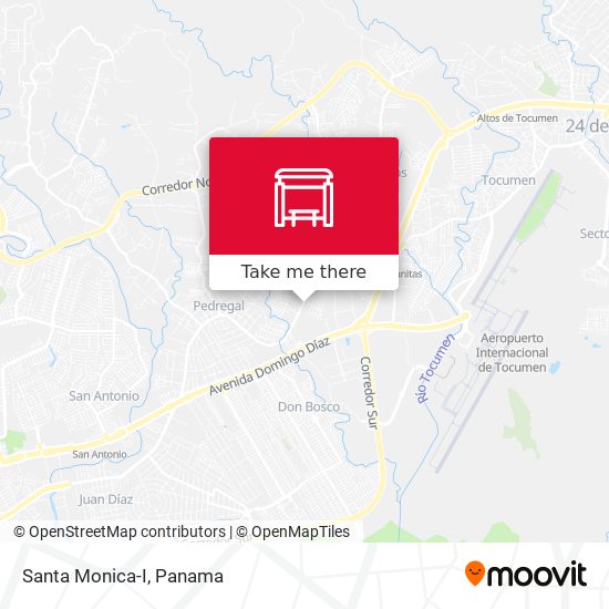Santa Monica-I map