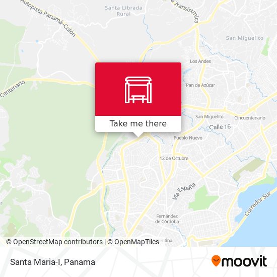 Santa Maria-I map