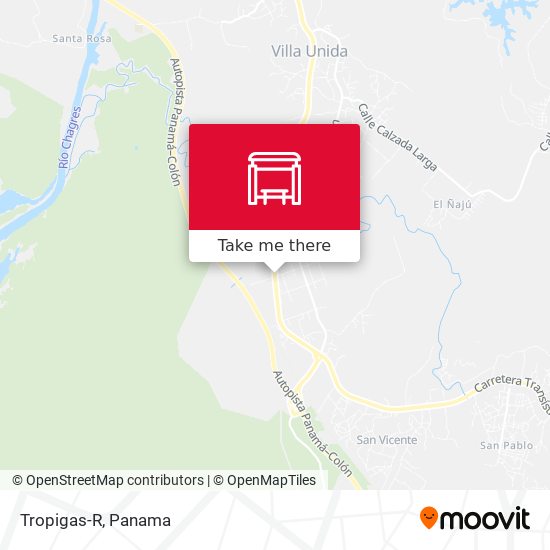 Tropigas-R map