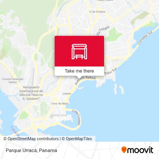 Mapa de Parque Urracá