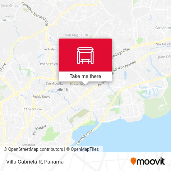 Mapa de Villa Gabriela-R