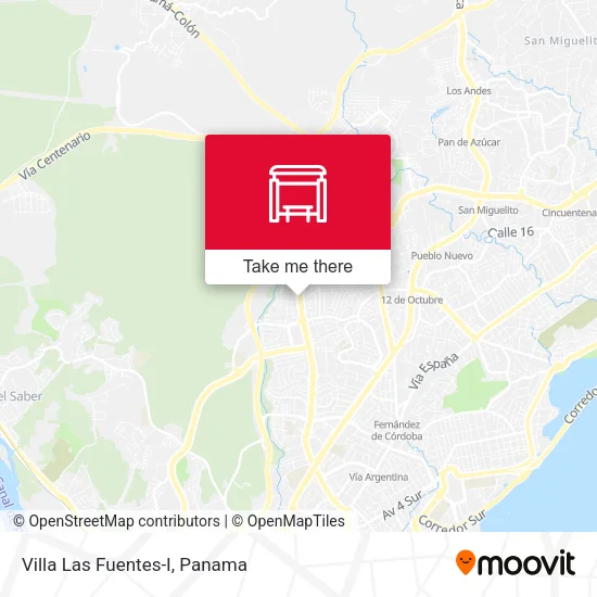 Mapa de Villa Las Fuentes-I