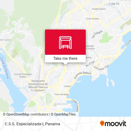 C.S.S. Especializada-I map