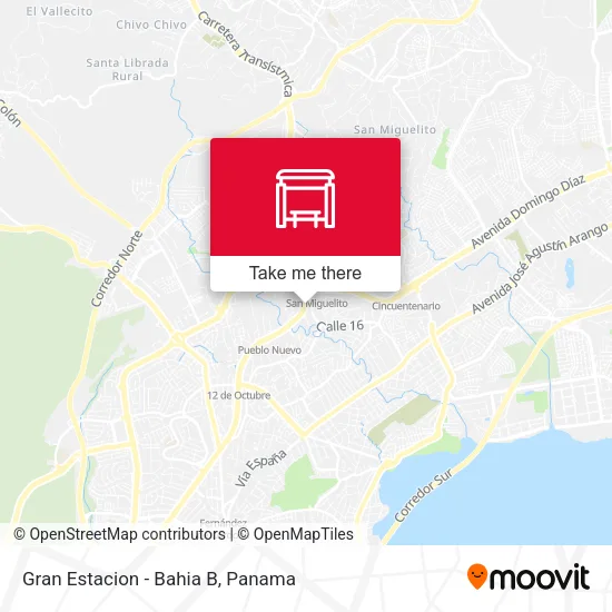 Mapa de Gran Estacion - Bahia B
