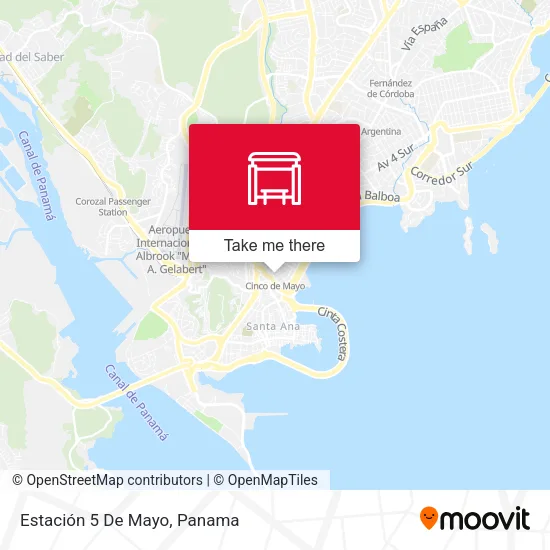 Mapa de Estación 5 De Mayo