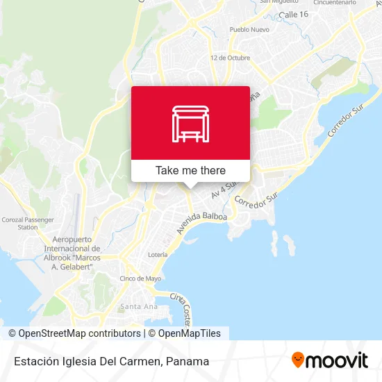 Estación Iglesia Del Carmen map