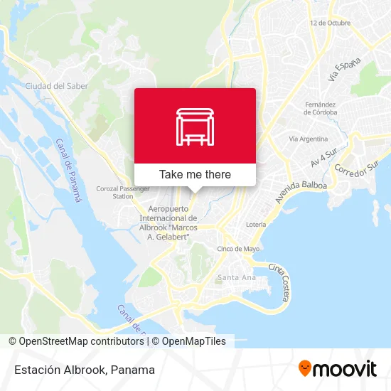 Mapa de Estación Albrook