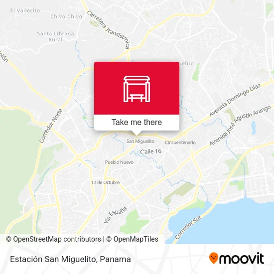 Estación San Miguelito map
