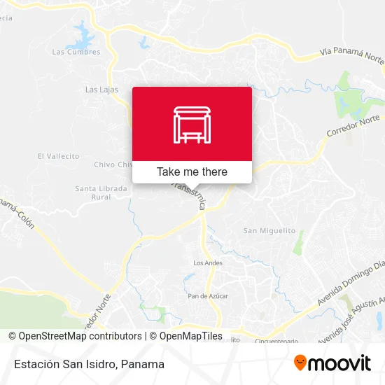Mapa de Estación San Isidro