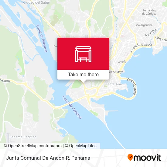 Mapa de Junta Comunal De Ancon-R