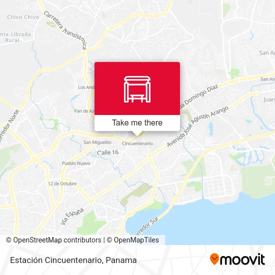 Mapa de Estación Cincuentenario