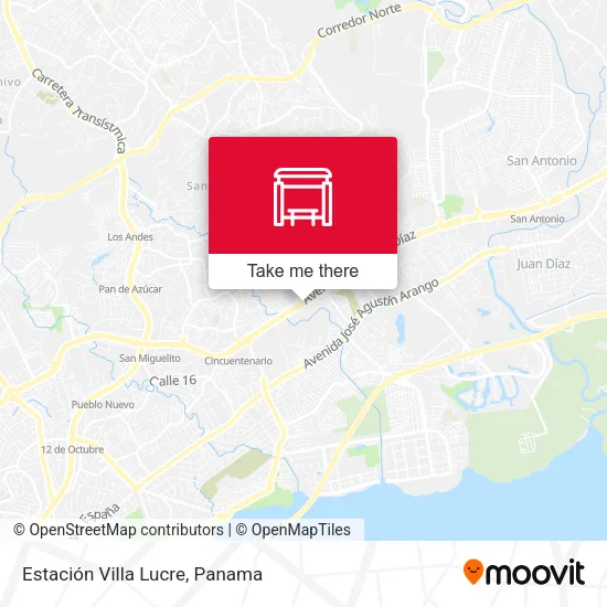 Mapa de Estación Villa Lucre