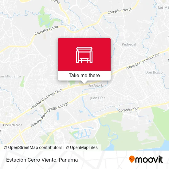 Mapa de Estación Cerro Viento