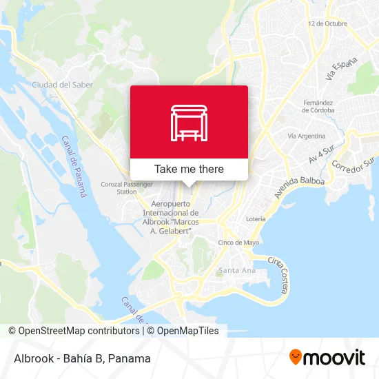 Albrook - Bahía B map