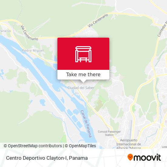 Centro Deportivo Clayton-I map