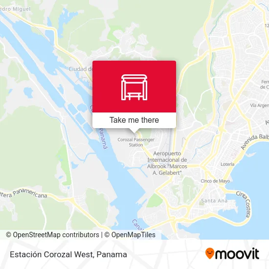 Mapa de Estación Corozal West
