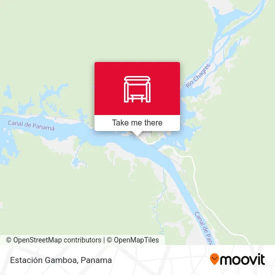 Mapa de Estación Gamboa