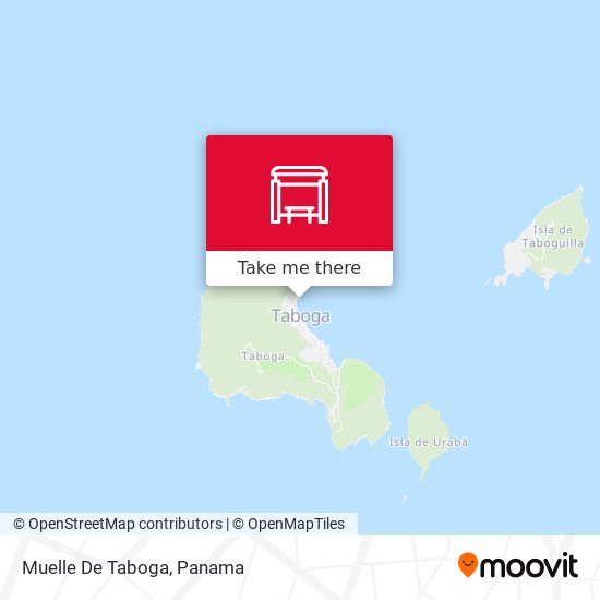 Muelle De Taboga map