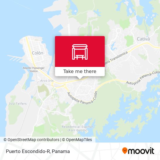 Puerto Escondido-R map