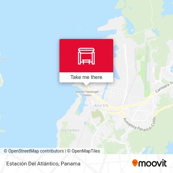 Mapa de Estación Del Atlántico