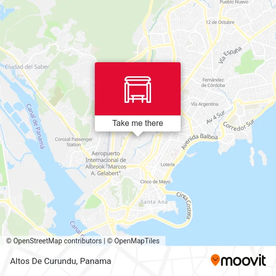 Mapa de Altos De Curundu