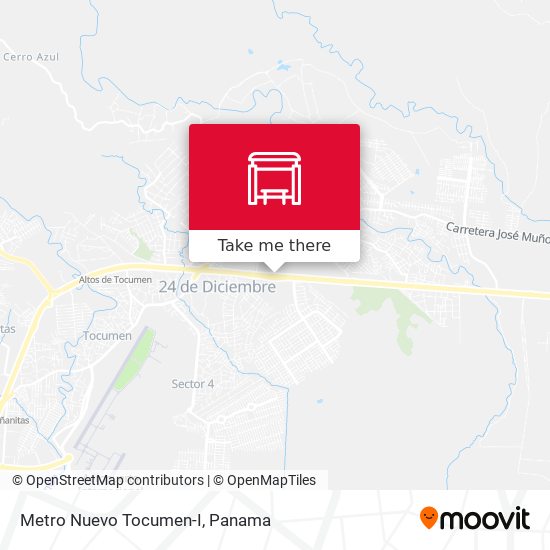 Metro Nuevo Tocumen-I map