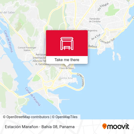Mapa de Estación Marañon - Bahía 08