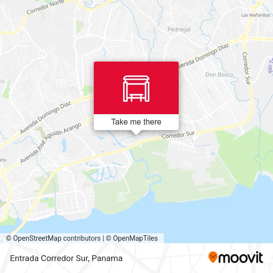 Mapa de Entrada Corredor Sur
