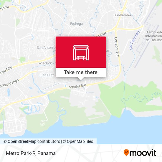 Metro Park-R map