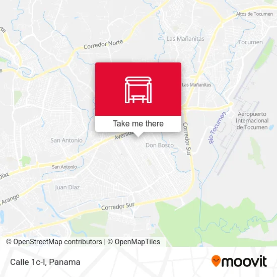 Mapa de Calle 1c-I