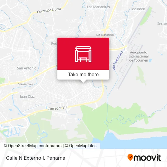 Mapa de Calle N Externo-I