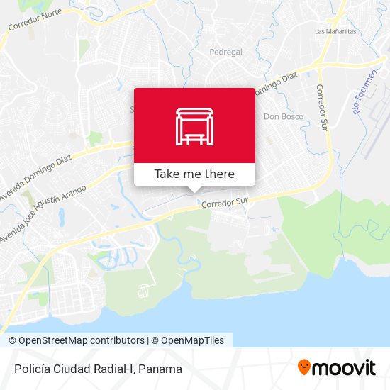 Policía Ciudad Radial-I map