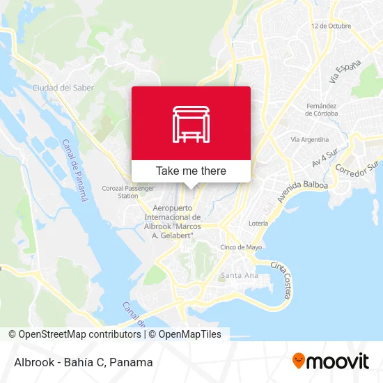 Mapa de Albrook - Bahía C