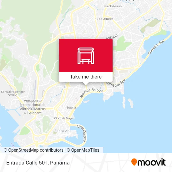 Entrada Calle 50-I map