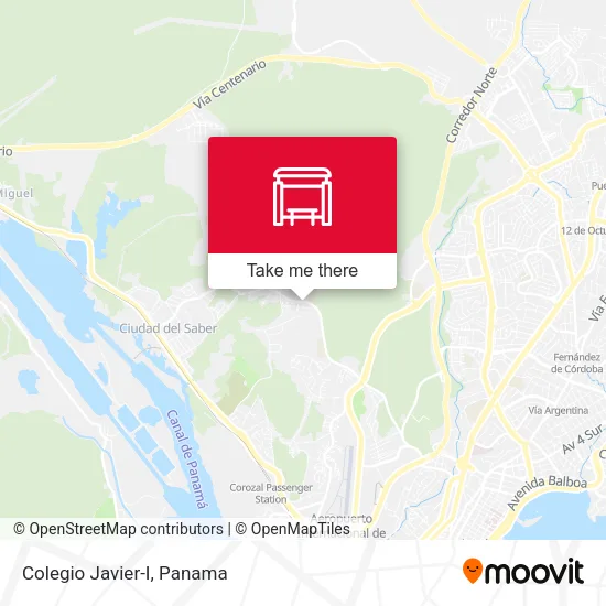 Colegio Javier-I map