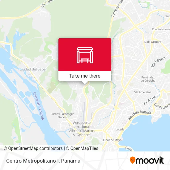 Centro Metropolitano-I map