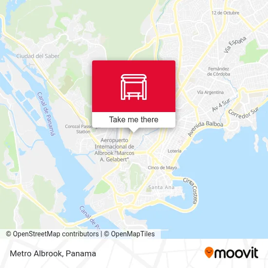 Metro Albrook map