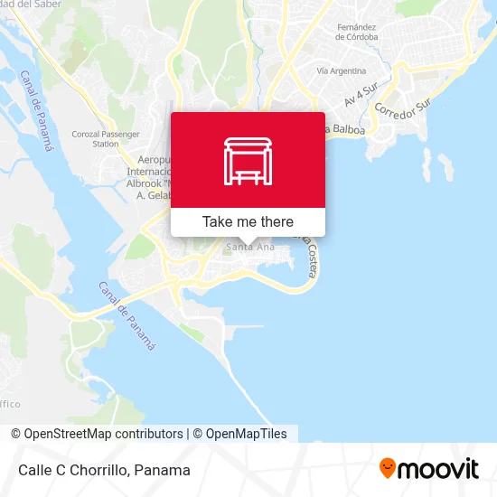 Mapa de Calle C Chorrillo