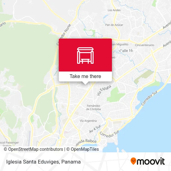 Mapa de Iglesia Santa Eduviges
