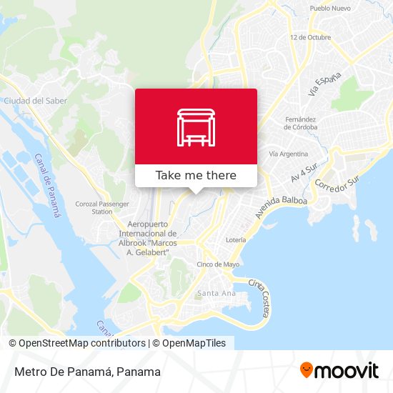Metro De Panamá map