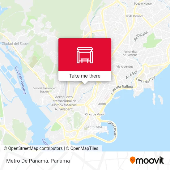 Mapa de Metro De Panamá