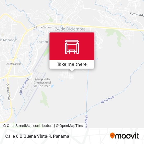 Calle 6 B Buena Vista-R map